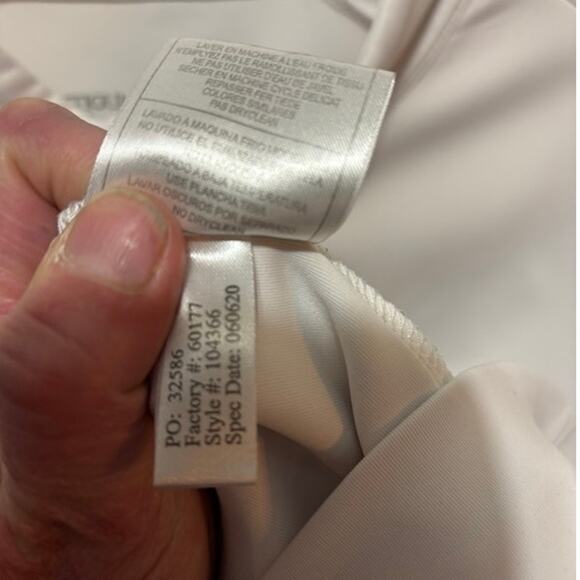 Antigua men's golf white Generation Quarter zip jacket pullover WITCH logo? XL - Picture 7 of 9